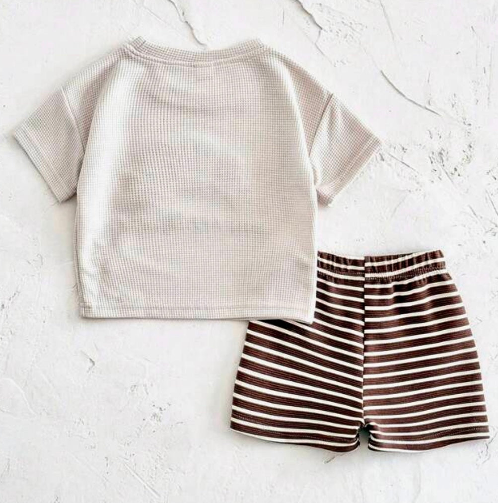 Bon Appétit Waffle Set – 2 Piece Summer Outfit