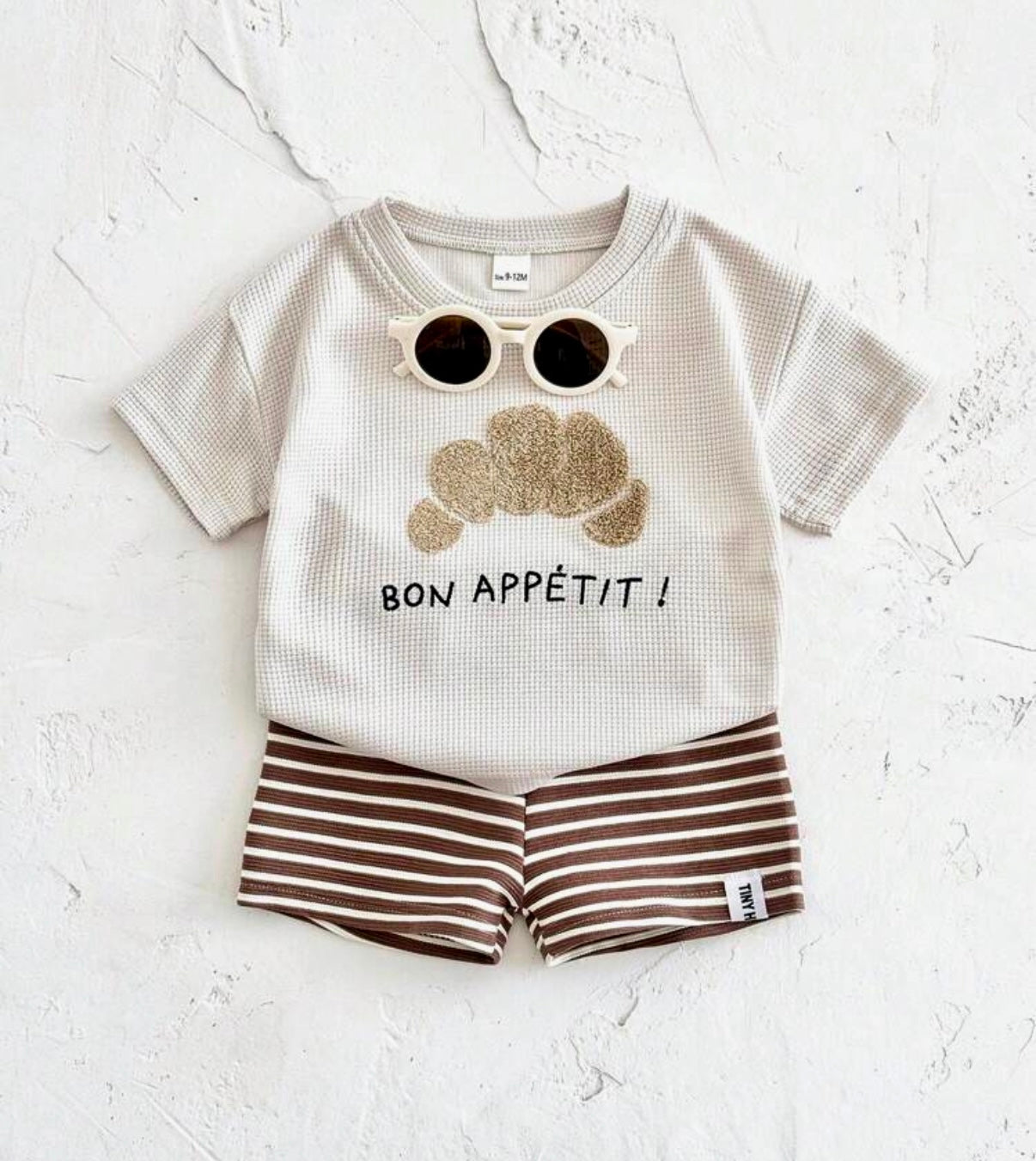 Bon Appétit Waffle Set – 2 Piece Summer Outfit
